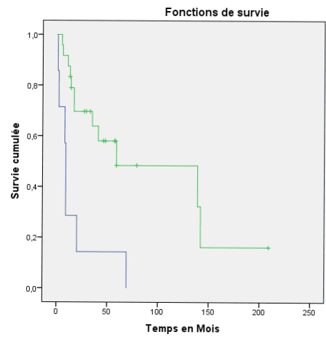 Statistique pour mémoire de thèse de médecine- Analyse de survie
