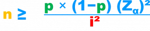 Calcul de la Taille d'échantillon pour estimer une proportion