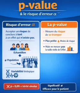 p-value et significativité d&rsquo;un test Statistique
