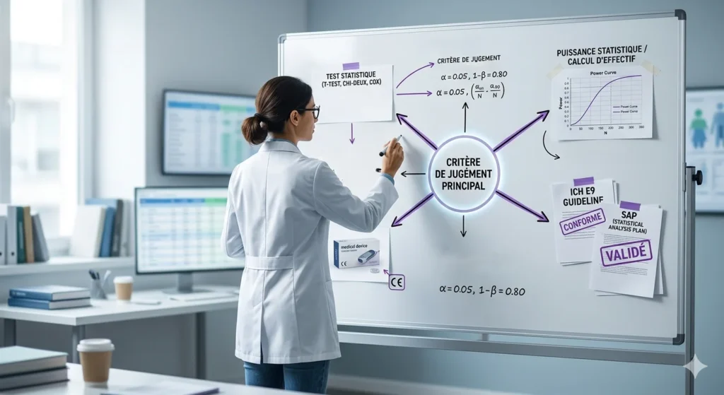 Critère de jugement principal et choix du test statistique : Guide méthodologique